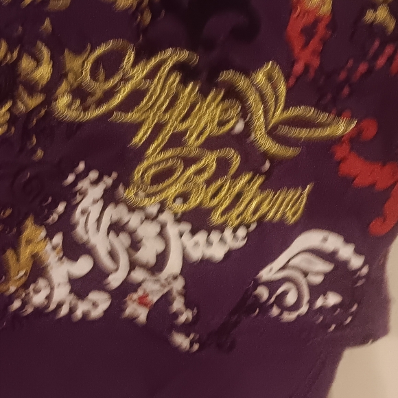 Vintage Y2K Apple Bottoms Girls 10/12 Shirt 3/4 sleeve Gold Accents - Picture 3 of 4